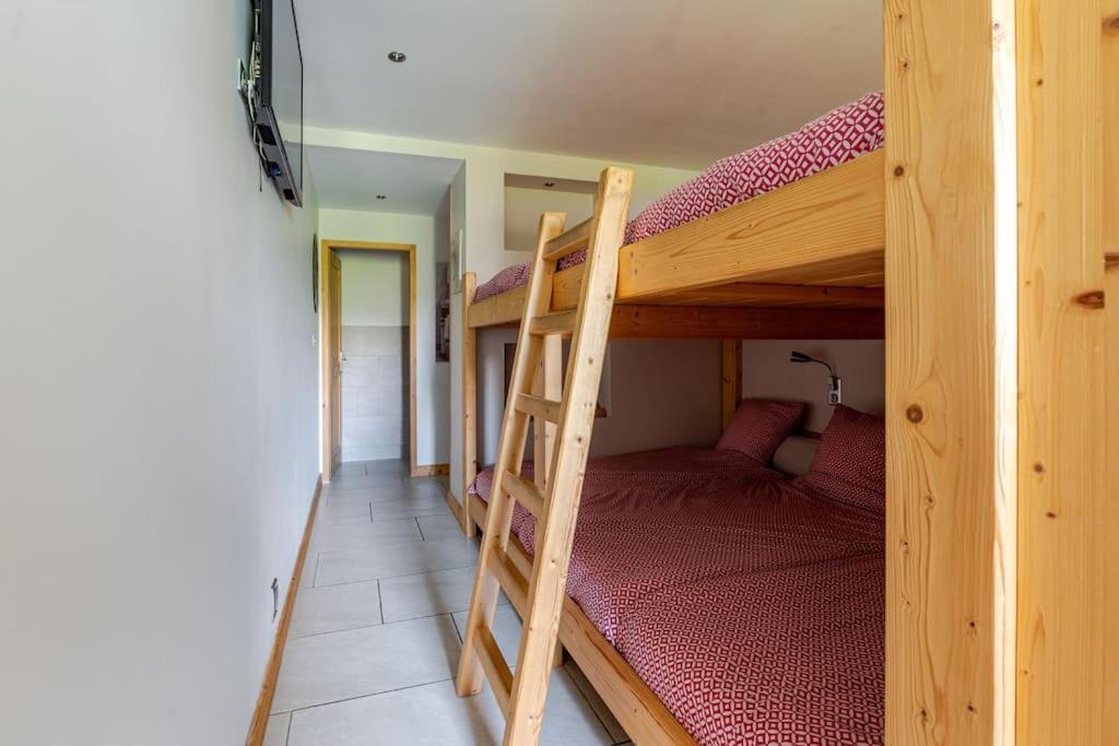 Appartement En Chalet Individuel Sauna Piscine 瓦尔梅尼耶 外观 照片