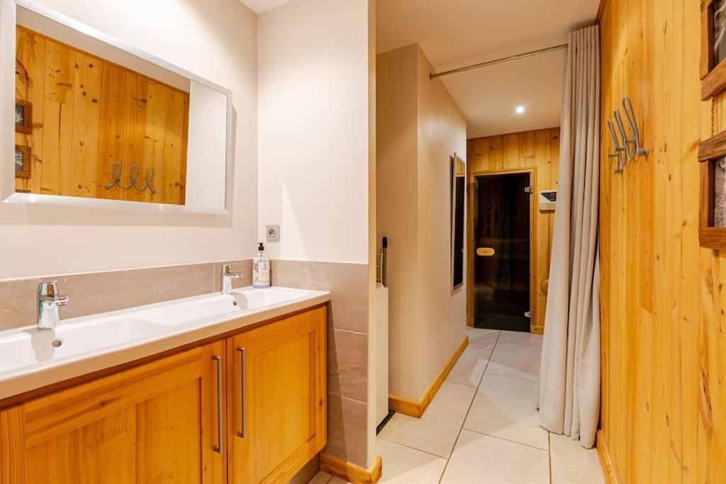 Appartement En Chalet Individuel Sauna Piscine 瓦尔梅尼耶 外观 照片